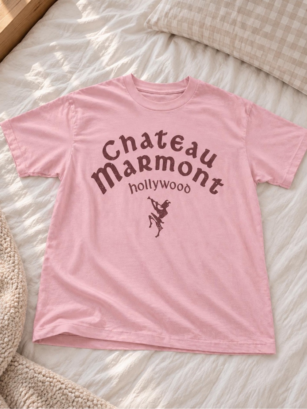 Gildan Charteau Marmont Light Pink Graphic Tee - Unisex